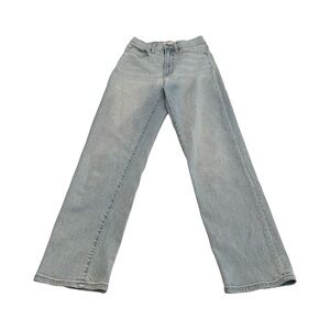 Madewell The Perfect Vintage Straight Jean Light Wash High Rise Denim 26
